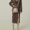 Sandy Beige/Cappuccino Saffiano