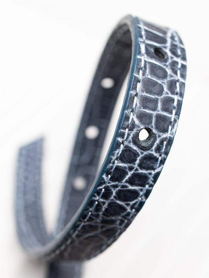 Ремінь Blue Graphite Croco - Blackwood Ukraine