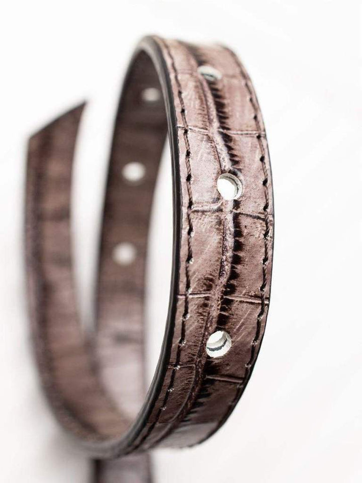 Ремінь Deep Brown Croco - Blackwood Ukraine