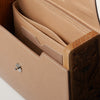 Sandy Beige/Cappuccino Saffiano