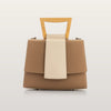 Sandy Beige/Cappuccino Saffiano